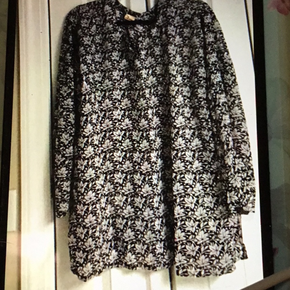 Plus size embellished blouse